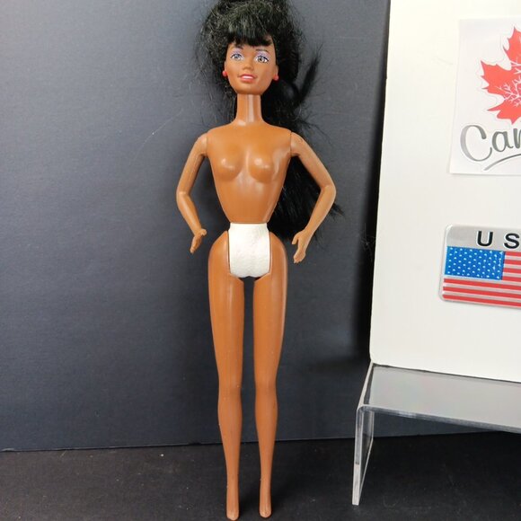 Vintage Mattel Barbie Black African American 1987 Twist And Turn Waist 1966 - Picture 2 of 16